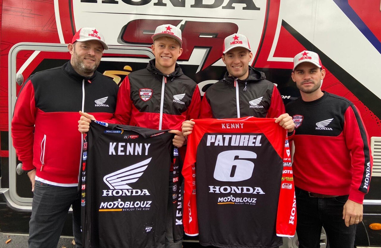 Benoit Paturel e Nathan Watson con Honda SR Motoblouz